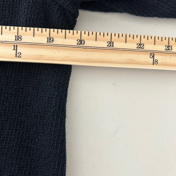 J. McLaughlin Cardigan SZM Open Front Navy Blue Sweater Womens - Picture 8 of 10